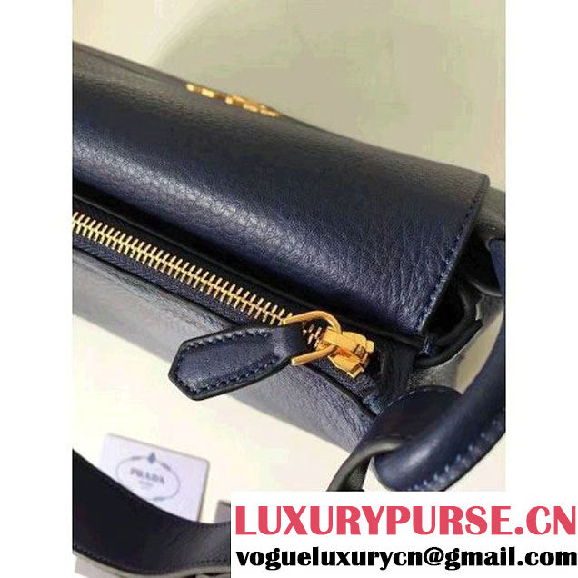 Prada 1BD052 Grained Calf Leather Top Handle Bag 2016 (2A016-6080406 )