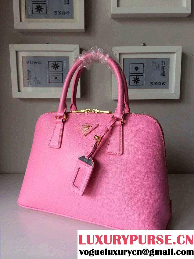 Prada Saffiano Leather Top Handle Tote Bag BN0838/BN0837/BN0812 Cherry Pink