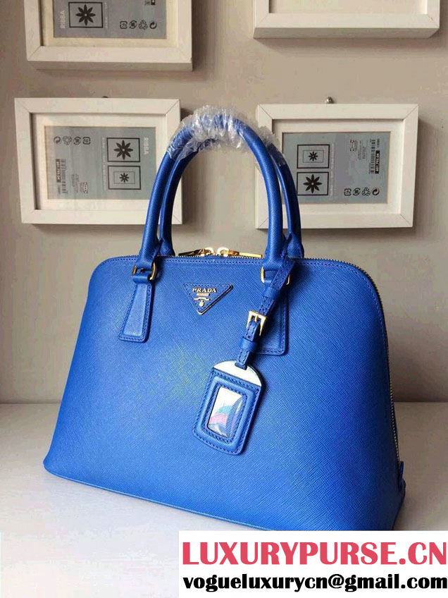 Prada Saffiano Leather Top Handle Tote Bag BN0838/BN0837/BN0812 Blue