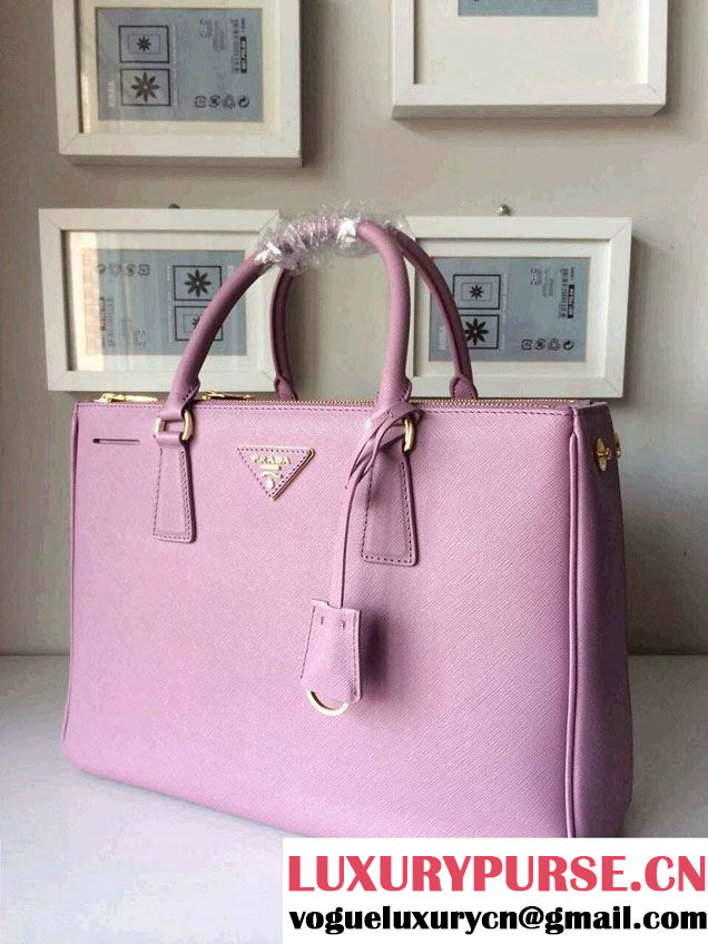 Prada Saffiano Cuir Leather Tote Bag BN2361/BN1801/BN2274 Lilac
