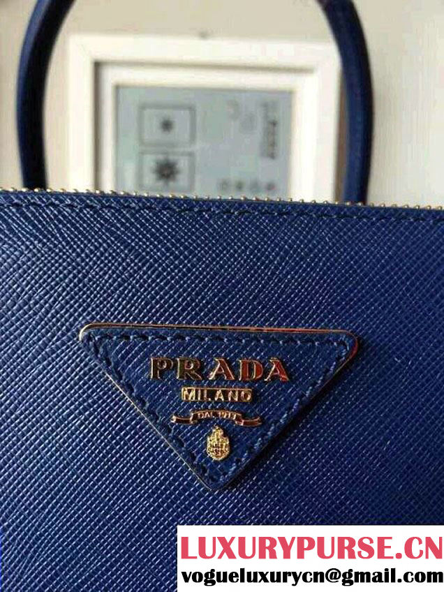 Prada Saffiano Cuir Leather Tote Bag BN2361/BN1801/BN2274 Royal Blue