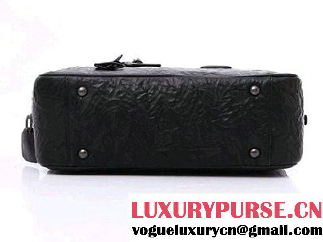 Prada Wrinkle Nappa Leather Handbag BL094F Black  