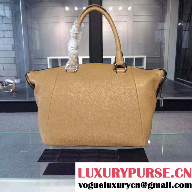 Prada Clemence Leather Tote Bag BR5128 Apricot 2015