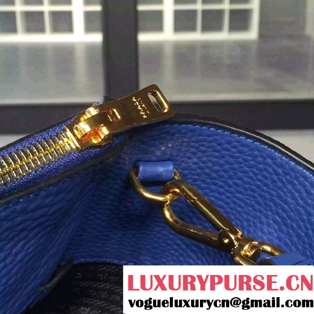 Prada Clemence Leather Tote Bag 2625 Blue 2015