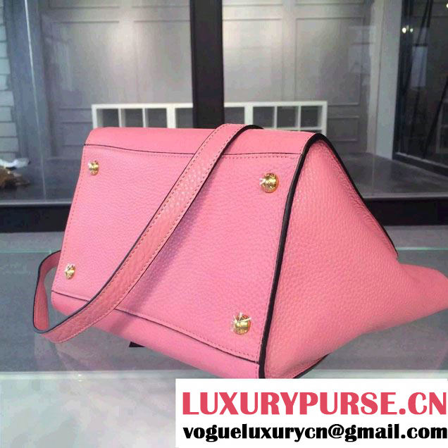 Prada Clemence Leather Tote Bag 2625 Pink 2015