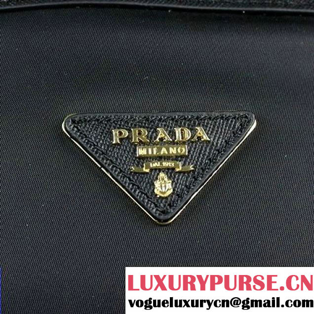 Hot products Prada Canvas Shoulder Bag BR4664 Black  
