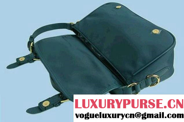 Prada Vela Flap Bag BT6671S Green  