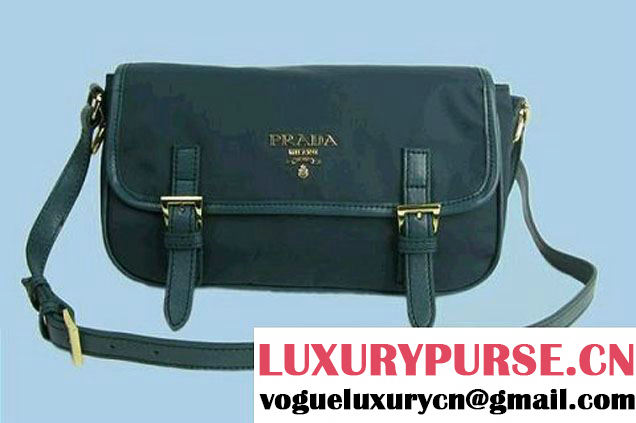 Prada Vela Flap Bag BT6671S Green  
