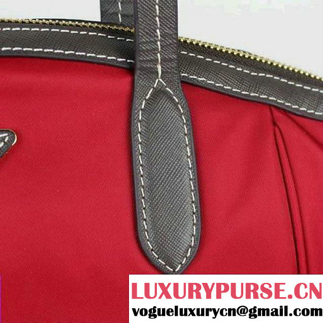 Prada Canvas Shoulder Bag BR4664 Red  