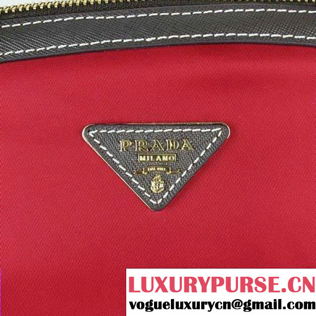 Prada Canvas Shoulder Bag BR4664 Red  