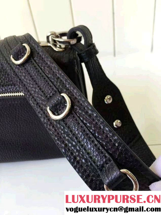 Prada Robot Motif Calf Leather Shoulder Bag 1BD055 Black/Yellow 2016