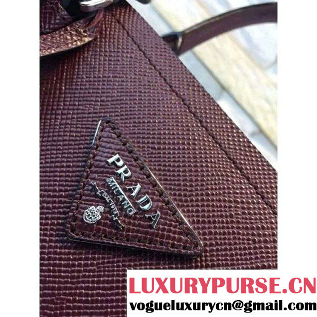 Prada BN2838 Saffiano Cuir Leather Double Bag (2A193-6050604 )