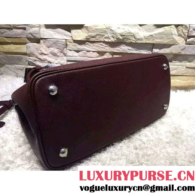 Prada BN2838 Saffiano Cuir Leather Double Bag (2A193-6050604 )