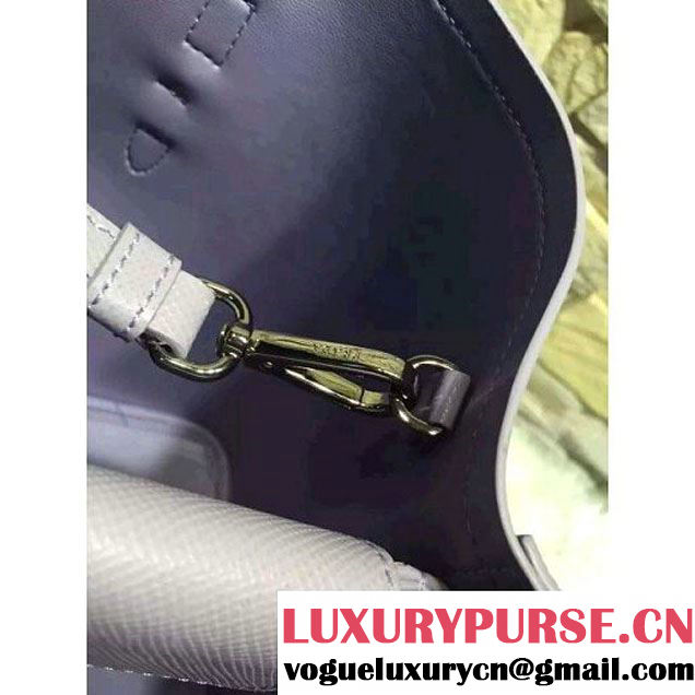 Prada BN2838 Saffiano Cuir Leather Double Bag Lavender (2A193-6050609 )