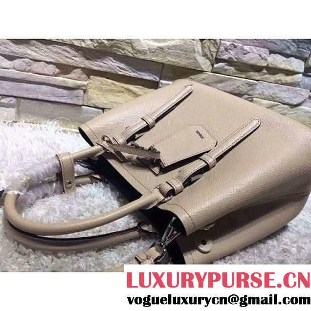 Prada 2828 Saffiano Cuir Leather Double Bag Nude (2A193-6050524 )