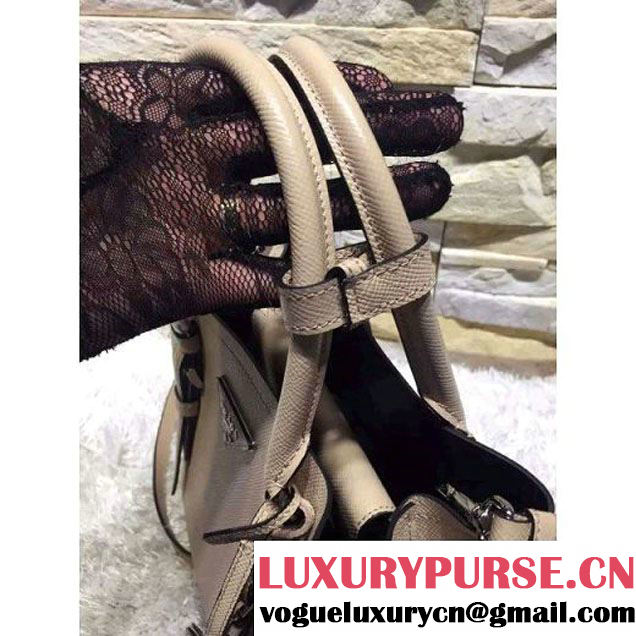 Prada 2828 Saffiano Cuir Leather Double Bag Nude (2A193-6050524 )