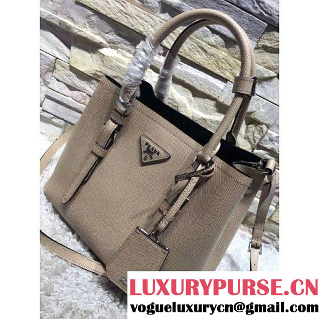 Prada 2828 Saffiano Cuir Leather Double Bag Nude (2A193-6050524 )