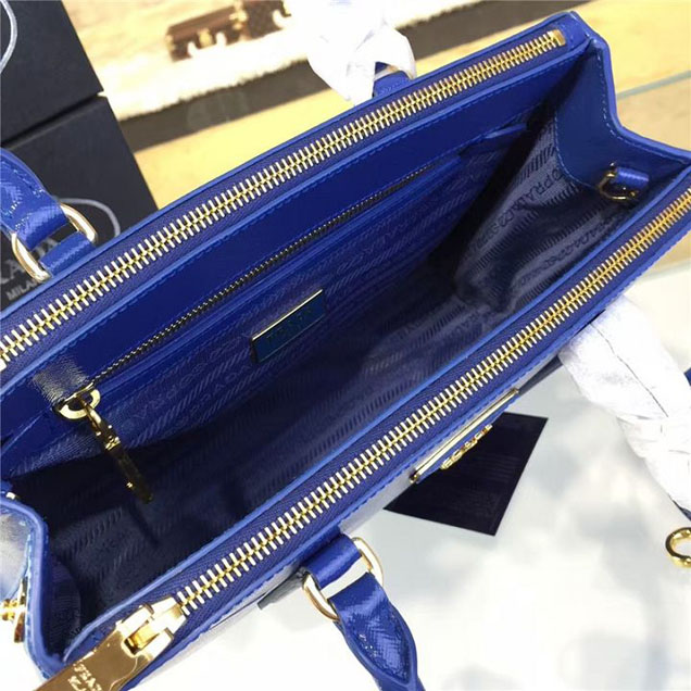 Prada Saffiano Leather Bag 28cm Fall Winter 2016 Bag Collection Electric Blue