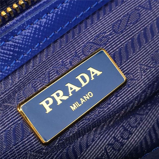 Prada Saffiano Leather Bag 28cm Fall Winter 2016 Bag Collection Electric Blue
