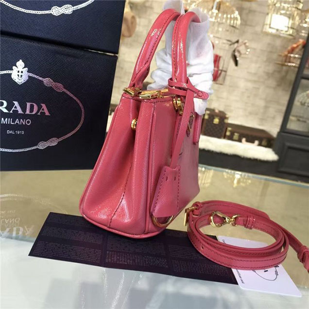 Prada Saffiano Mini Bag 18cm Fall Winter 2016 Bag Collection Rose Pink