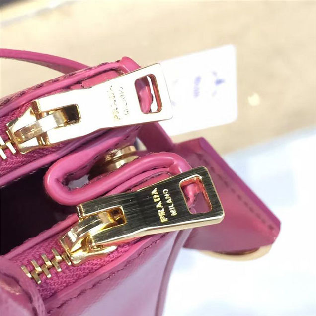 Prada Saffiano Mini Bag 18cm Fall Winter 2016 Bag Collection Rose Pink