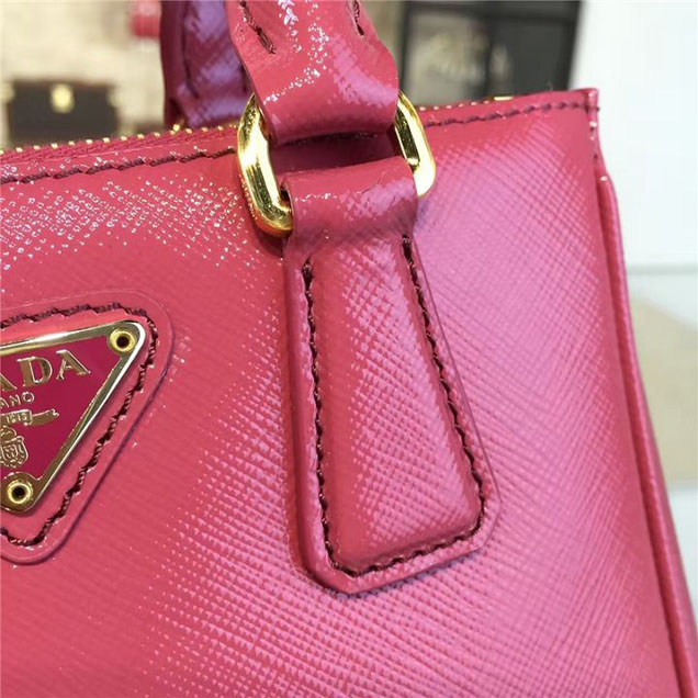 Prada Saffiano Mini Bag 18cm Fall Winter 2016 Bag Collection Rose Pink