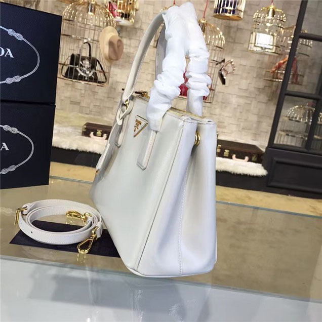 Prada Saffiano Leather Bag 28cm Fall Winter 2016 Bag Collection White