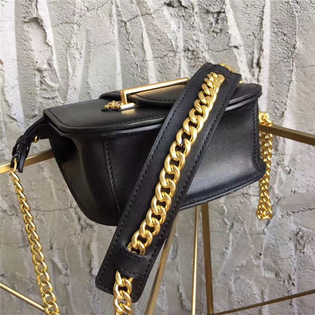 Prada Pionnière Belt Bag 16cm Calfskin Leather Fall Winter 2017 Bag Collection Black Black