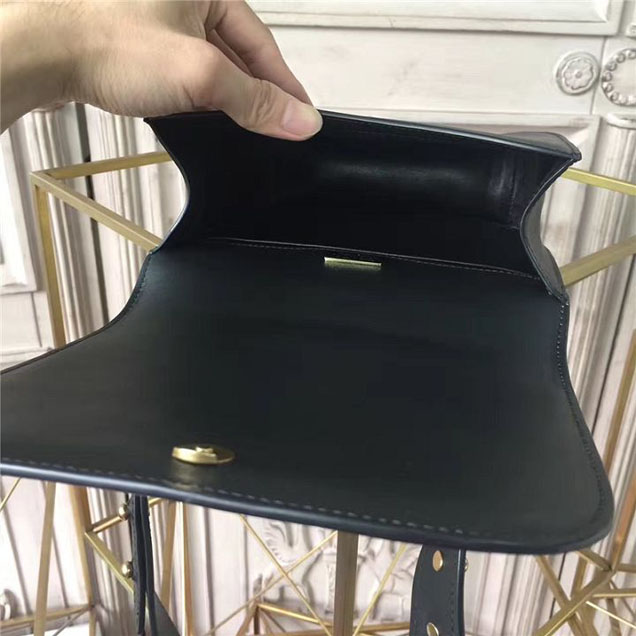 Prada Pionnière Bag 16cm 1BH070 Calfskin Leather Fall Winter 2017 Bag Collection Black
