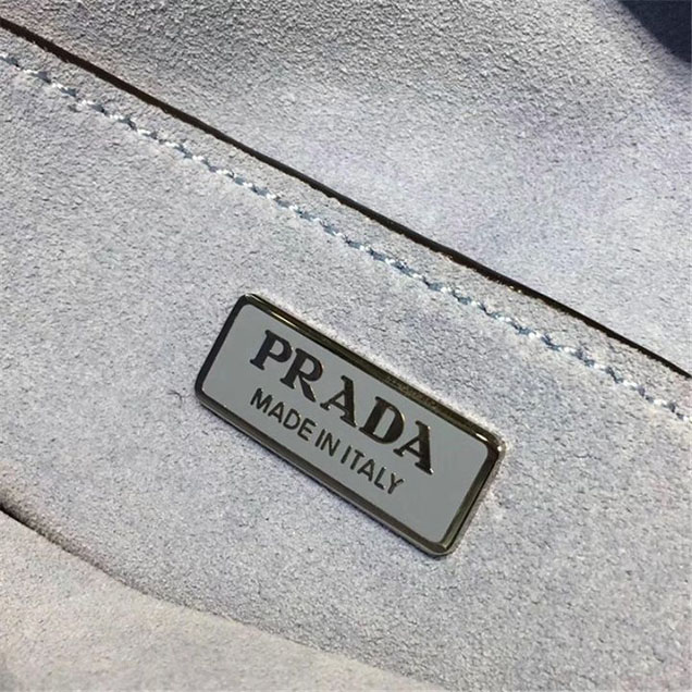 Prada Etiquette Bag 18cm 1BP006 Calfskin Leather Fall Winter 2017 Collection Black
