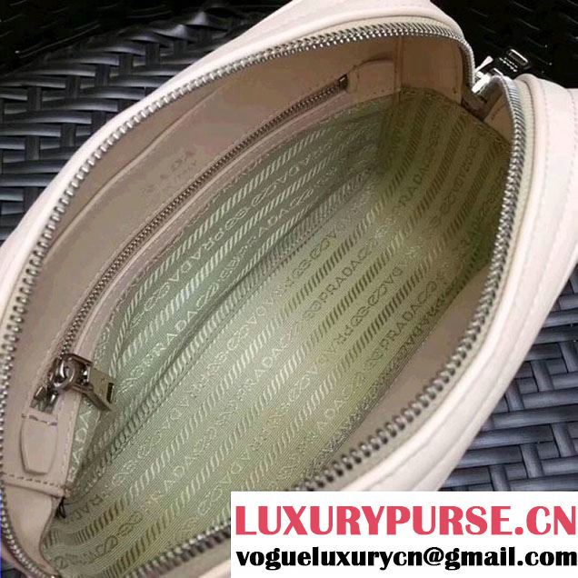 Prada Diagramme Leather Camera Cross-body Bag 1BH083 Light Pink 2017 (GYF-7120702 )