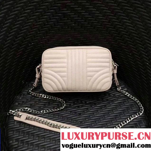 Prada Diagramme Leather Camera Cross-body Bag 1BH083 Light Pink 2017 (GYF-7120702 )
