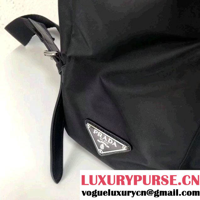 Prada Studded Nylon Backpack Bag Black/Red Spring 2018 (GYF-8012710 )