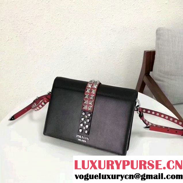 Prada Elektra Calf Leather Bag 1BD120 Black 2018 (OZZ-8030227 )