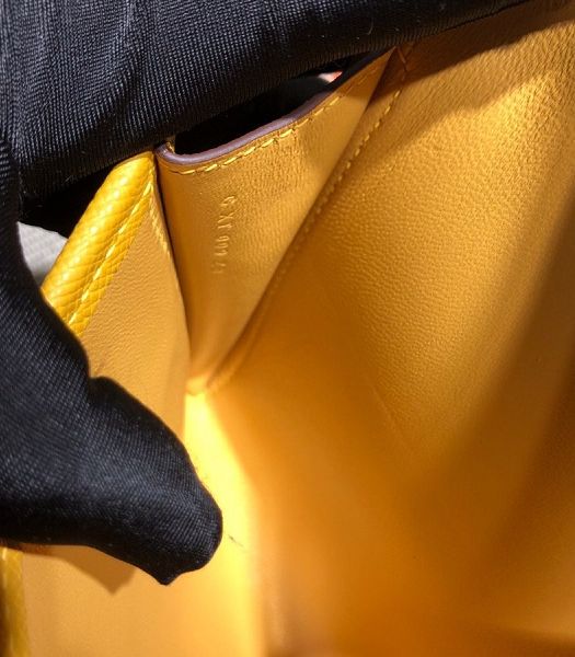 Hermes Jige Elan 29 Yellow Imported Epsom Calfskin Clutch