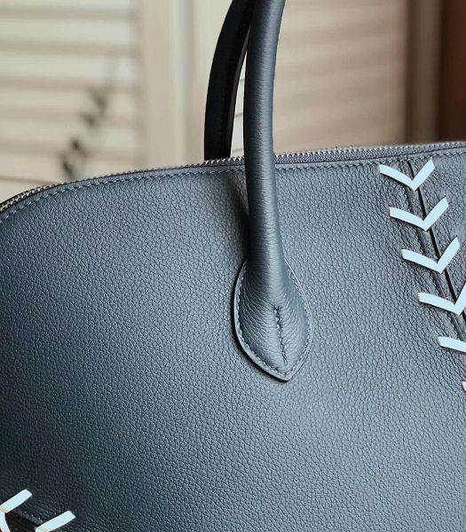 Hermes Bolide 45cm Bag Dark Blue Imported Leather