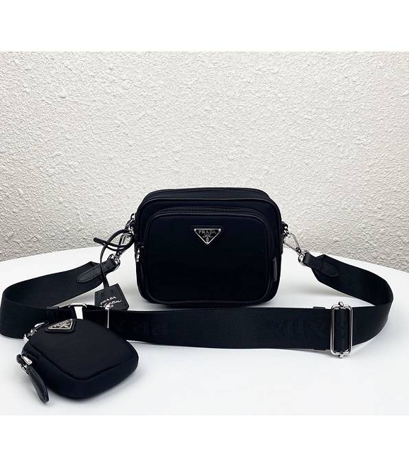 Prada Black Original Nylon Camera Shoulder Bag