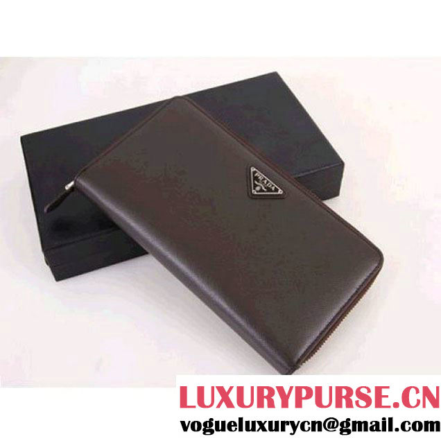 PRADA WALLET IN SAFFIANO LEATHER BROWN 1M1188A (SKU: #625652 ) (SKU: #625652 )