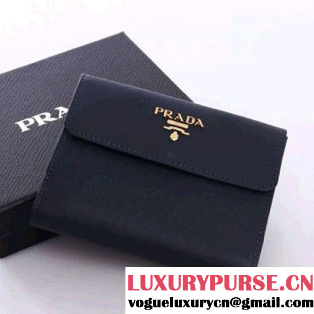 PRADA WALLET IN SAFFIANO LEATHER ROYALBLUE 1M0523 (SKU: #862629 ) (SKU: #862629 )